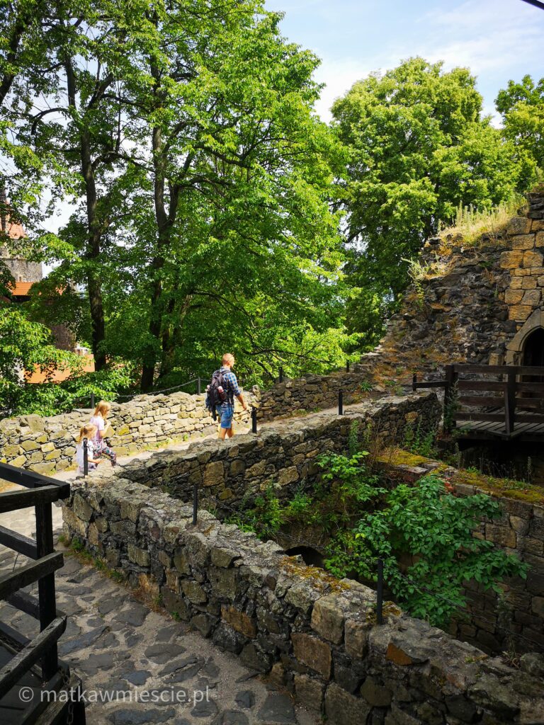 zamek-grodziec-korytarze-zewnętrzne